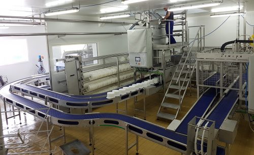 Fabrication et montage d’une ligne semi-automatique de fromage à pâte pressée